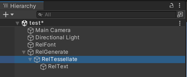 Hierarchy Generate Tessellate