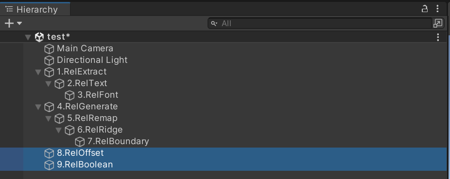 Hierarchy Offset Boolean