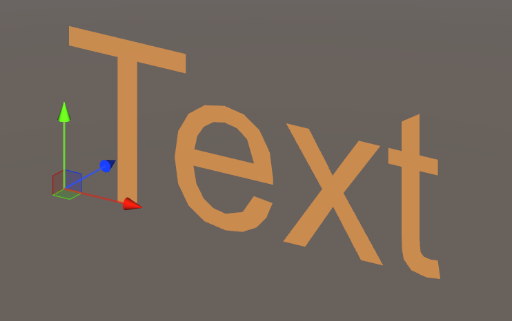 Scene Text Mesh Preview